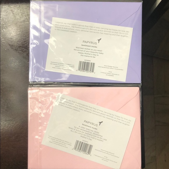 Papyrus Mother’s Day Cards pack of 2 - Picture 7 of 8